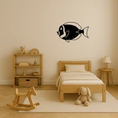 Tropikal Balık Temalı Renkli Dekoratif İç Mekan Tablosu thumbnail 3