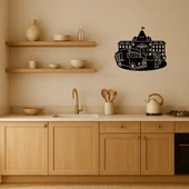 Üzeri Okul ve Otobüs Temalı Dekoratif Tablo thumbnail 2