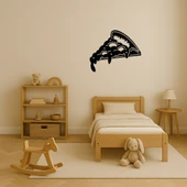 Eritilmiş Peynirli Pizza Dekoratif Tablo thumbnail 3