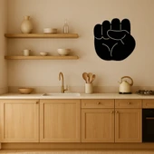 Yükselen Yumruk Motivasyonel Duvar Tablosu thumbnail 2