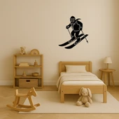 Kayakçı Kış Sporları Temalı Duvar Tablosu thumbnail 3