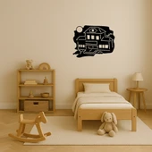 Ev İnşa Eden Çocuk Dekoratif Tablo thumbnail 3