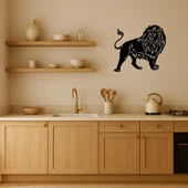 Öfkeli Aslan MDF Dekoratif Tablo thumbnail 2