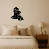 Yavru Köpekli Anne Dekoratif MDF Tablo thumbnail 1