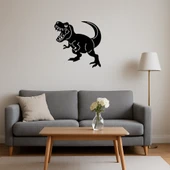 T-Rex Figürlü Dinozor Temalı İç Mekan Tablosu thumbnail 4