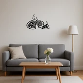 Sıcak ve Lezzetli Pizza Dekoratif Tablo thumbnail 4