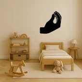 Sıkıştırılmış Parmaklar Dekoratif Tablo thumbnail 3