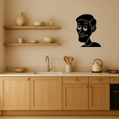 Üzeri Düşünceli İnsan Figürü Dekoratif Tablo thumbnail 2