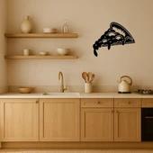 Eritilmiş Peynirli Pizza Dekoratif Tablo thumbnail 2