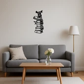 Kitap Okuyan Kız Dekoratif Tablo thumbnail 4