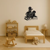 Öğrenciler ve Kitaplar MDF Dekoratif Duvar Tablosu thumbnail 3