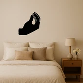 Sıkıştırılmış Parmaklar Dekoratif Tablo thumbnail 1