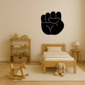 Yükselen Yumruk Motivasyonel Duvar Tablosu thumbnail 3