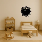 Yeşil Gözlük Takan Güneş MDF Dekoratif Tablo thumbnail 3