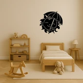 Şemsiye Altında Yaz Güneşi Dekoratif Tablo thumbnail 3