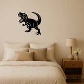 T-Rex Figürlü Dinozor Temalı İç Mekan Tablosu thumbnail 1