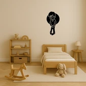 Utangaç Çocuk MDF Dekoratif Tablo thumbnail 2