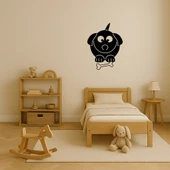 Kemikle Oynayan Köpek Dekoratif MDF Tablo thumbnail 3