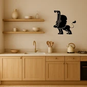 Kükreyen Aslan Dekoratif Duvar Tablosu thumbnail 3