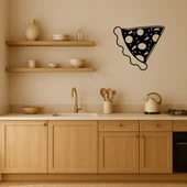 Peynirli Pizza Dilimi Dekoratif Tablo thumbnail 2