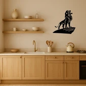 Aslan Kral Simba Dekoratif MDF Tablo thumbnail 2