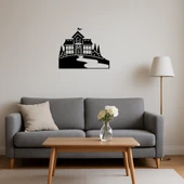 Geometrik Ev Yapı Dekoratif Tablo thumbnail 4