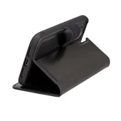 Apple iPhone 12 Pro Max Uyumlu Deri Cüzdanlı Kılıf RST1 Siyah - 5