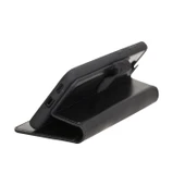 Samsung Galaxy S21 Plus Uyumlu Deri Cüzdanlı Kılıf RST1 Siyah - 3