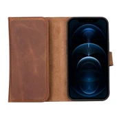 Apple iPhone 13 Pro Uyumlu Deri Cüzdanlı Kılıf Santa G19 Taba thumbnail 5