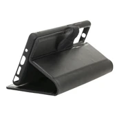 Samsung Galaxy Note 20 Uyumlu Deri Cüzdanlı Kılıf RST1 Siyah thumbnail 3