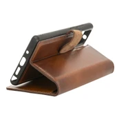 Samsung Galaxy Note 20 Uyumlu Deri Cüzdanlı Kılıf RST2EF Taba thumbnail 5