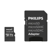 PHILIPS 256GB MICRO SDXC 80 MB/S C10 FM25MP45B/00 - 1