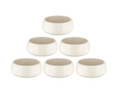 Omnipazar SO-EAS2 Elvan Arajman Sukulent Kaktüs Saksı 2 lt Kirli Beyaz 6 Adet - 1