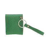 Apple AirPods 2.nesil Uyumlu Deri Kılıf Mai Snap ERC4 Yeşil - 3