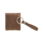 Apple AirPods 2.nesil Uyumlu Deri Kılıf Mai Snap G2 Antik Kahve - 3