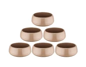 Omnipazar SO-EAS2 Elvan Arajman Sukulent Kaktüs Saksı 2 lt Mocha 6 Adet thumbnail 1