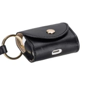 Apple AirPods 3.nesil Uyumlu Deri Kılıf Mai Snap RST1 Siyah - 5