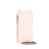 Avjin 6.9 inch Uyumlu Deri Kılıf Cüzdan Askılı ERC5 Pembe thumbnail 5