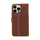 Apple iPhone 15 Pro Uyumlu Deri Cüzdanlı Kılıf F360 G2 thumbnail 4