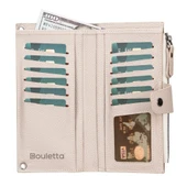 Lozan Strap 6.5 inch Uyumlu Deri Kartlıklı Kılıf ERC3 Bej - 3