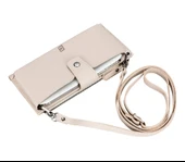 Lozan Strap 6.5 inch Uyumlu Deri Kartlıklı Kılıf ERC3 Bej - 2