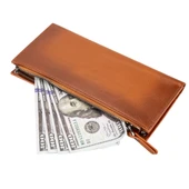 Lozan Strap 6.5 inch Uyumlu Deri Kartlıklı Kılıf RST2EF Taba - 5