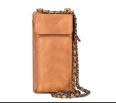 Avjin 6.9 inch Uyumlu Deri Kılıf Cüzdan Askılı TN11 Taba thumbnail 4