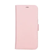 Apple iPhone 13 Pro Uyumlu Deri Cüzdanlı Kılıf Toz Pembe thumbnail 2