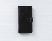 Samsung Galaxy S21 FE Uyumlu Deri Cüzdanlı Kılıf RST1 Siyah thumbnail 5