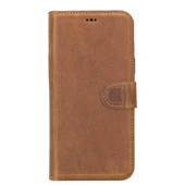 Apple iPhone 14 Plus Uyumlu Deri Cüzdanlı Kılıf MWWN G19 Taba thumbnail 5