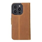 Apple iPhone 14 Pro Uyumlu Deri Cüzdanlı Kılıf MWWN G19 Taba thumbnail 5