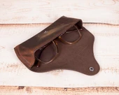 Roan Deri Gözlük Kılıfı G2 Kahve thumbnail 3