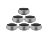 Omnipazar SO-EAS1 Elvan Arajman Sukulent Kaktüs Saksı 0.86 lt Antrasit 6 Adet thumbnail 1