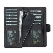 Coppet 6.7 inch Uyumlu Deri Kartlıklı Kılıf ERC1 Siyah thumbnail 1